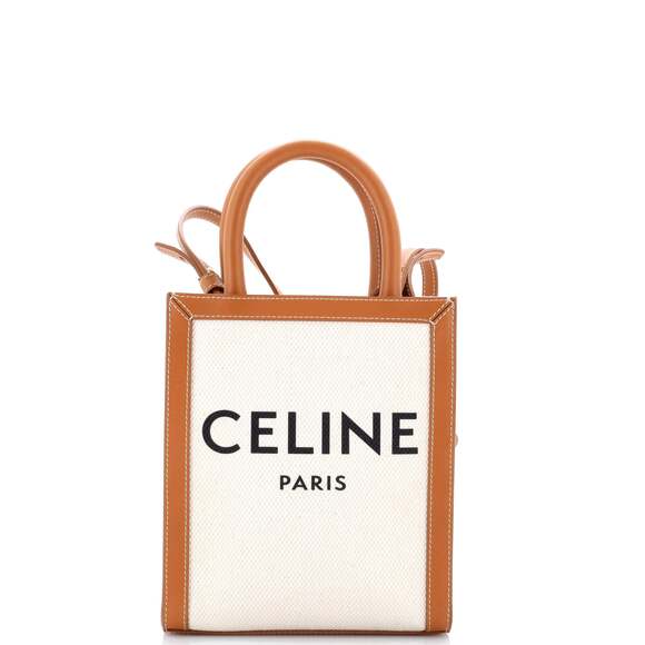 Celine Handbags - Celine Vertical Cabas Tote Canvas With #233254C96B
